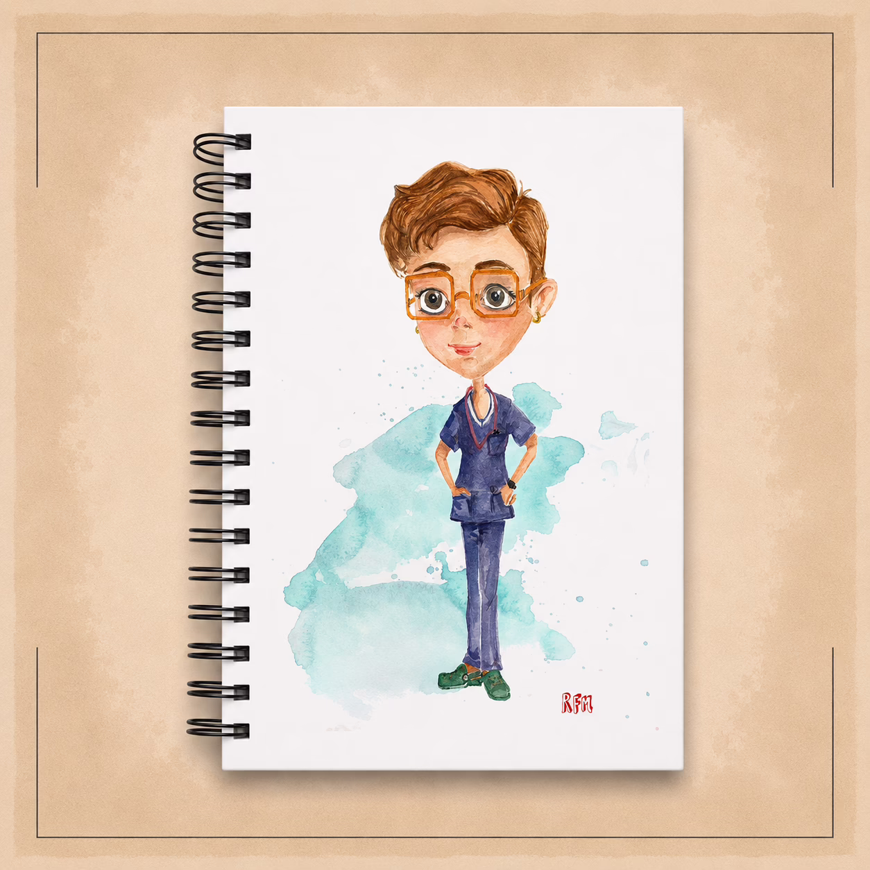Cuadernos - Coleccion mujeres - Enfermera - RFM