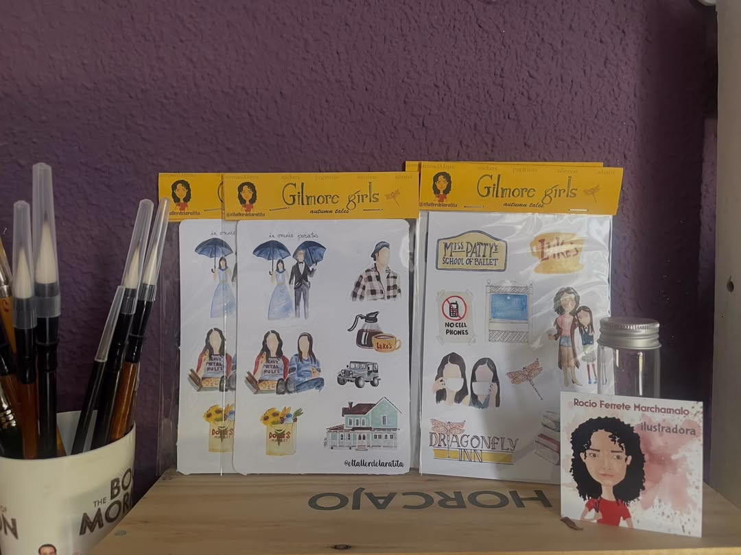 Stickers Chicas Gilmore diseñados por RFM