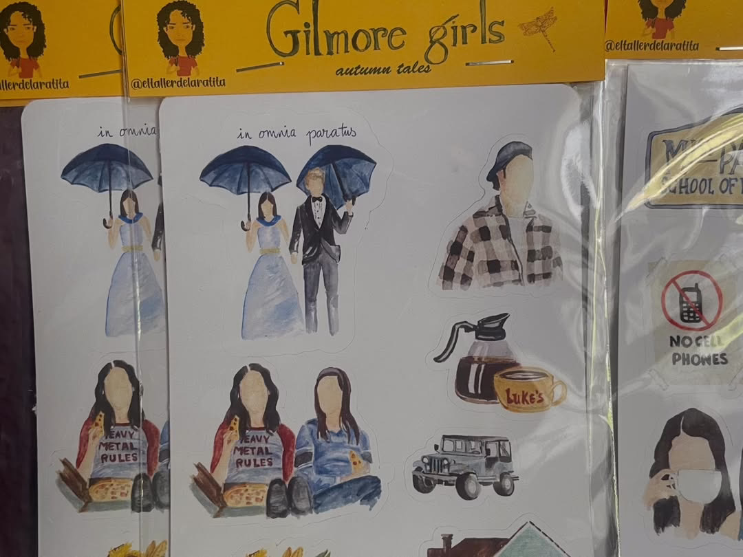 Stickers Chicas Gilmore para agenda y journaling