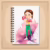 Cuaderno ilustrado A5 Mujer Boxeadora | Colección Mujeres y Profesiones · Ilustración de RFM